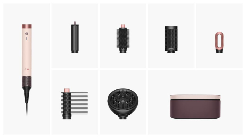 Dyson Airwrap Co-anda2x™ saç şekillendirme ve kurutma seti Kıvırcık+Bukleli (Ceramic Pink)